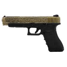 We Glock 34 Ivory Gravürlü Airsoft Tabanca
